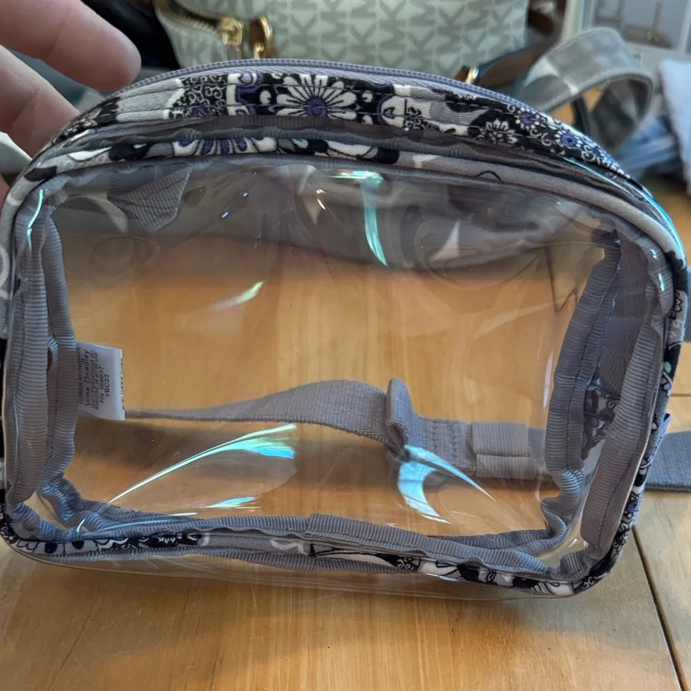 Vera Bradley Medley Clear Floral Trim Fanny Pack EUC - Picture 2 of 5